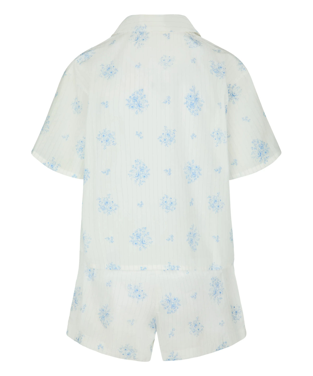 Hunkemoller Gardenia Women Pyjama Set Woven Print SKU: 306216_Gardenia Image 05