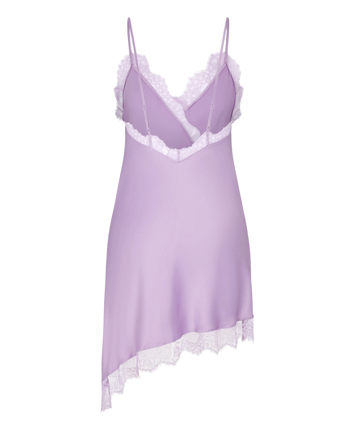 Hunkemoller Regal Orchid Women Slipdress Asymmetric SKU: 306217_Regal Orchid Image 05
