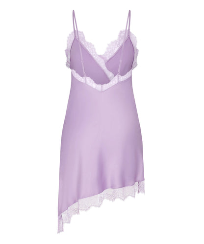 Hunkemoller Regal Orchid Women Slipdress Asymmetric SKU: 306217_Regal Orchid Image 05