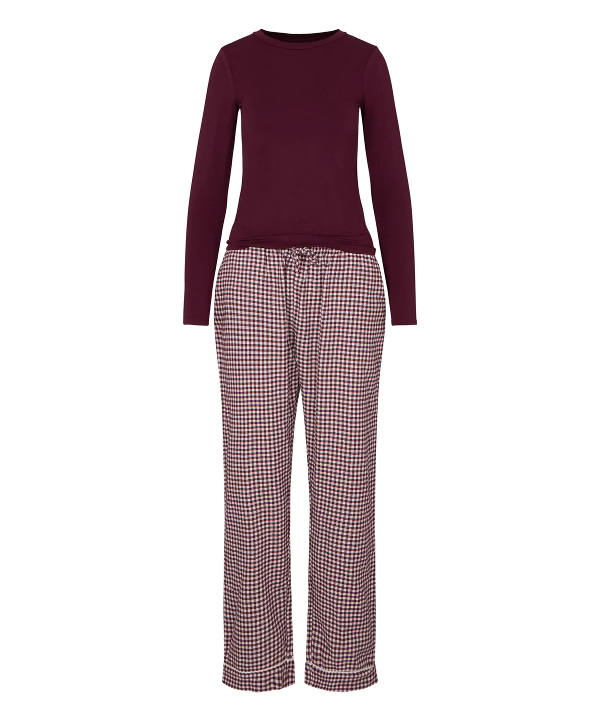 Hunkemoller Fig Women Pyjamaset Twill SKU: 306230_Fig Image 04