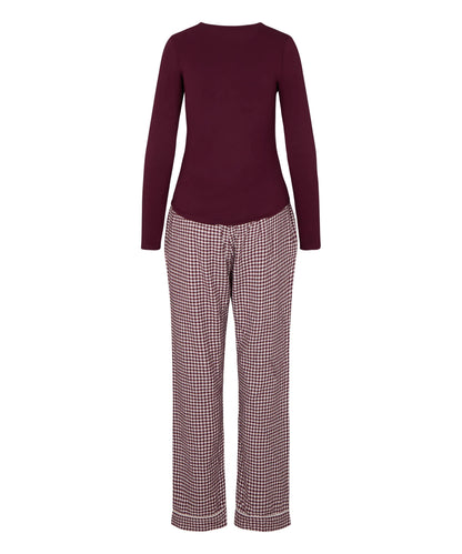 Hunkemoller Fig Women Pyjamaset Twill SKU: 306230_Fig Image 05