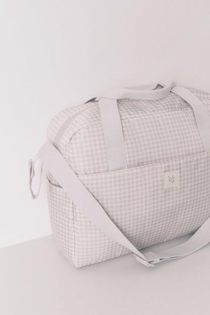 Women Secret_Large Dark Grey Gingham Check &quot;Maternity&quot; Handbag_3062334_43_02