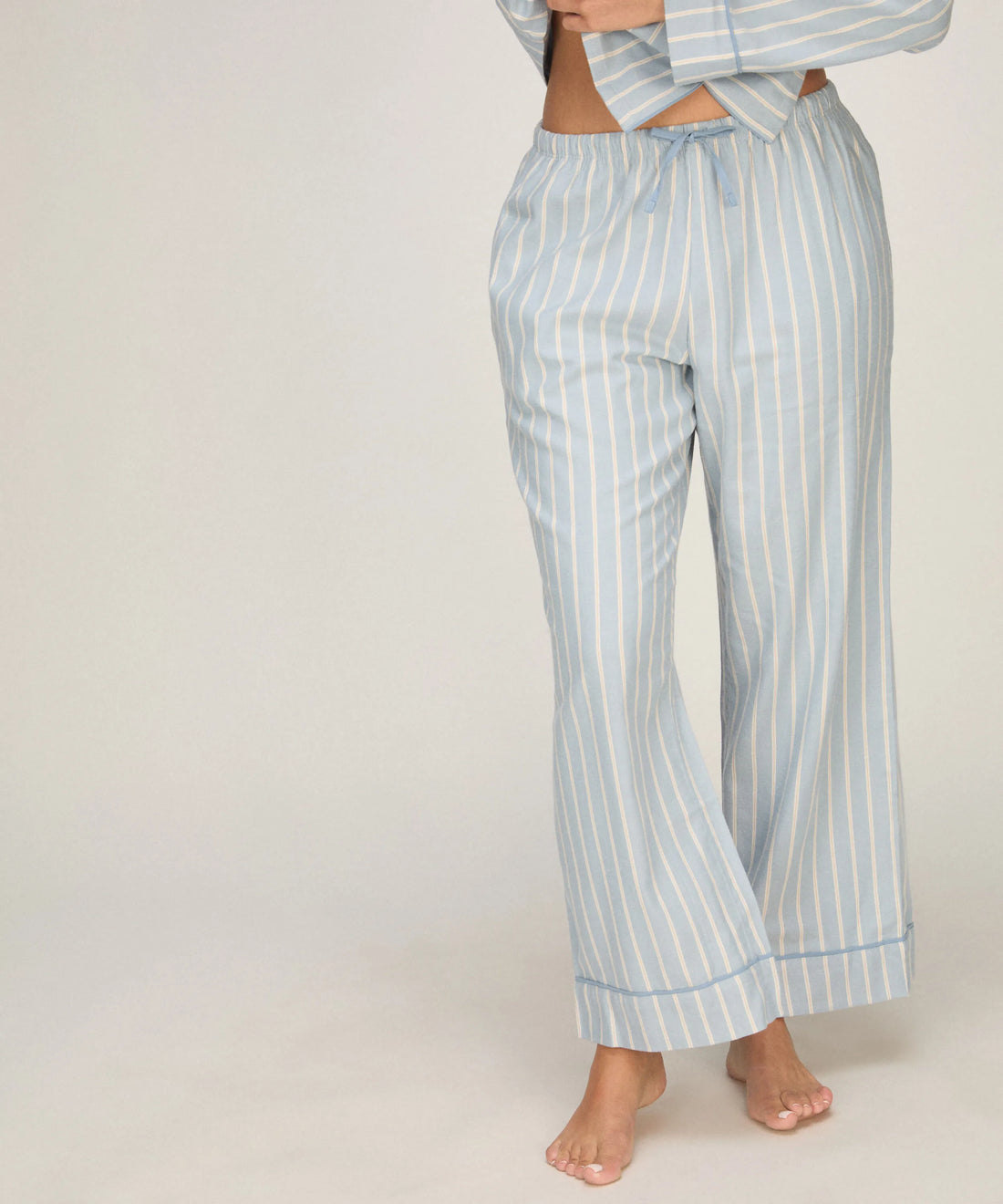 Hunkemoller Soft Chambray Women Petite Pant Woven SKU: 306250_Soft Chambray Image 01