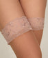 Hunkemoller Adobe Rose Women Stay Up 15 Denier Brigitte SKU: 306330_Adobe Rose Image 01