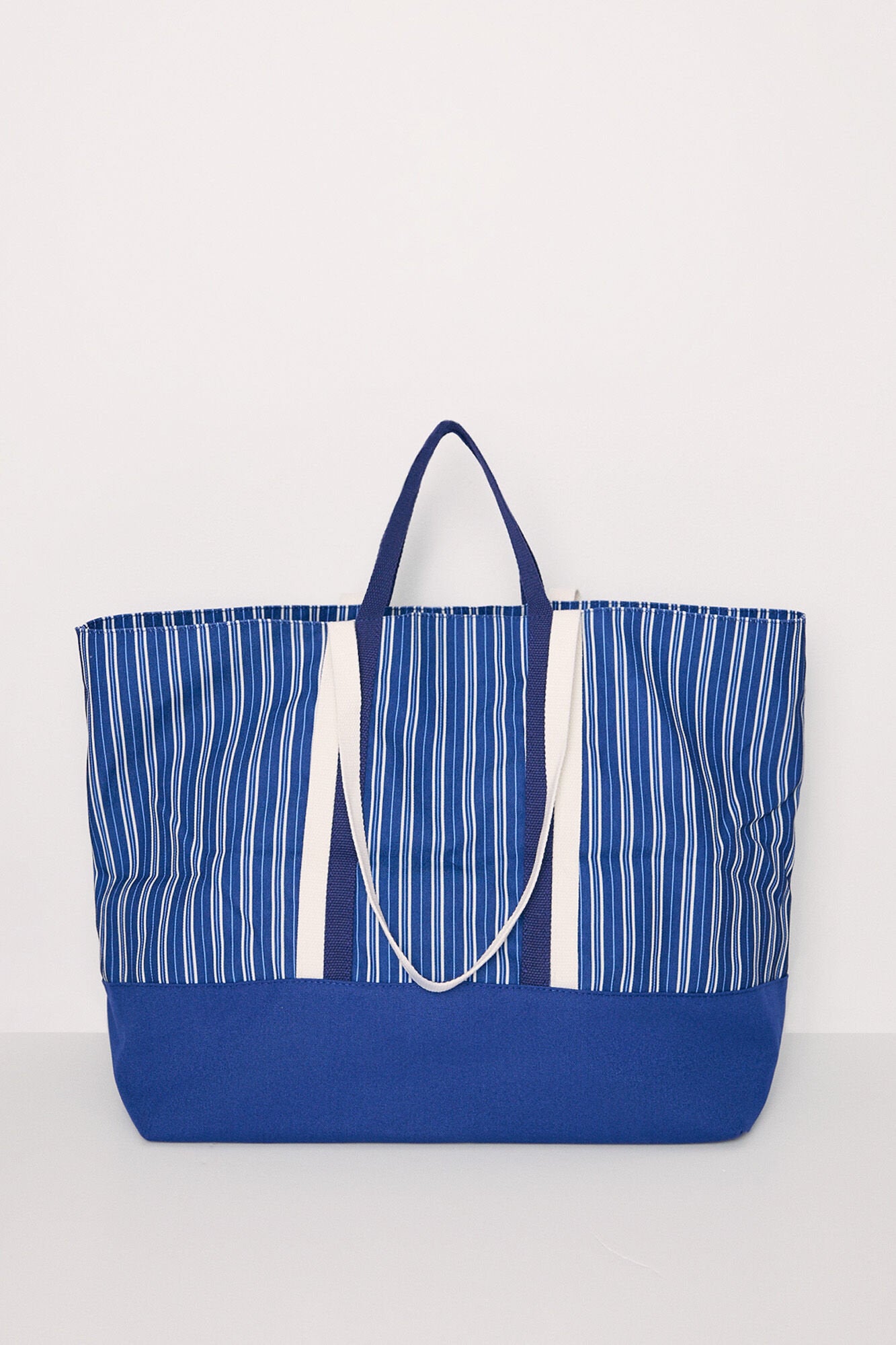 Large Navy Blue Canvas Bag_05