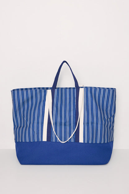 Large Navy Blue Canvas Bag_05