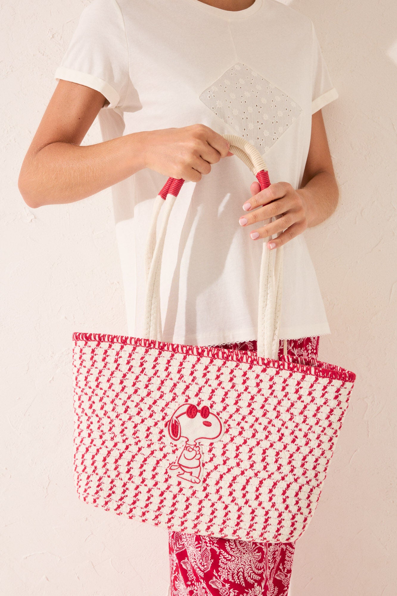 Women Secret_Snoopy Medium Shopper Handbag_3069515_99_05