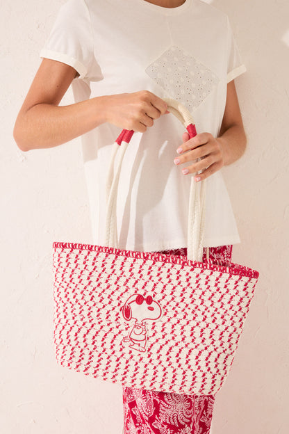 Women Secret_Snoopy Medium Shopper Handbag_3069515_99_05