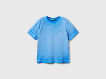 Benetton_Oversized T-Shirt with Embroidery_3085G10JP_65Q_01