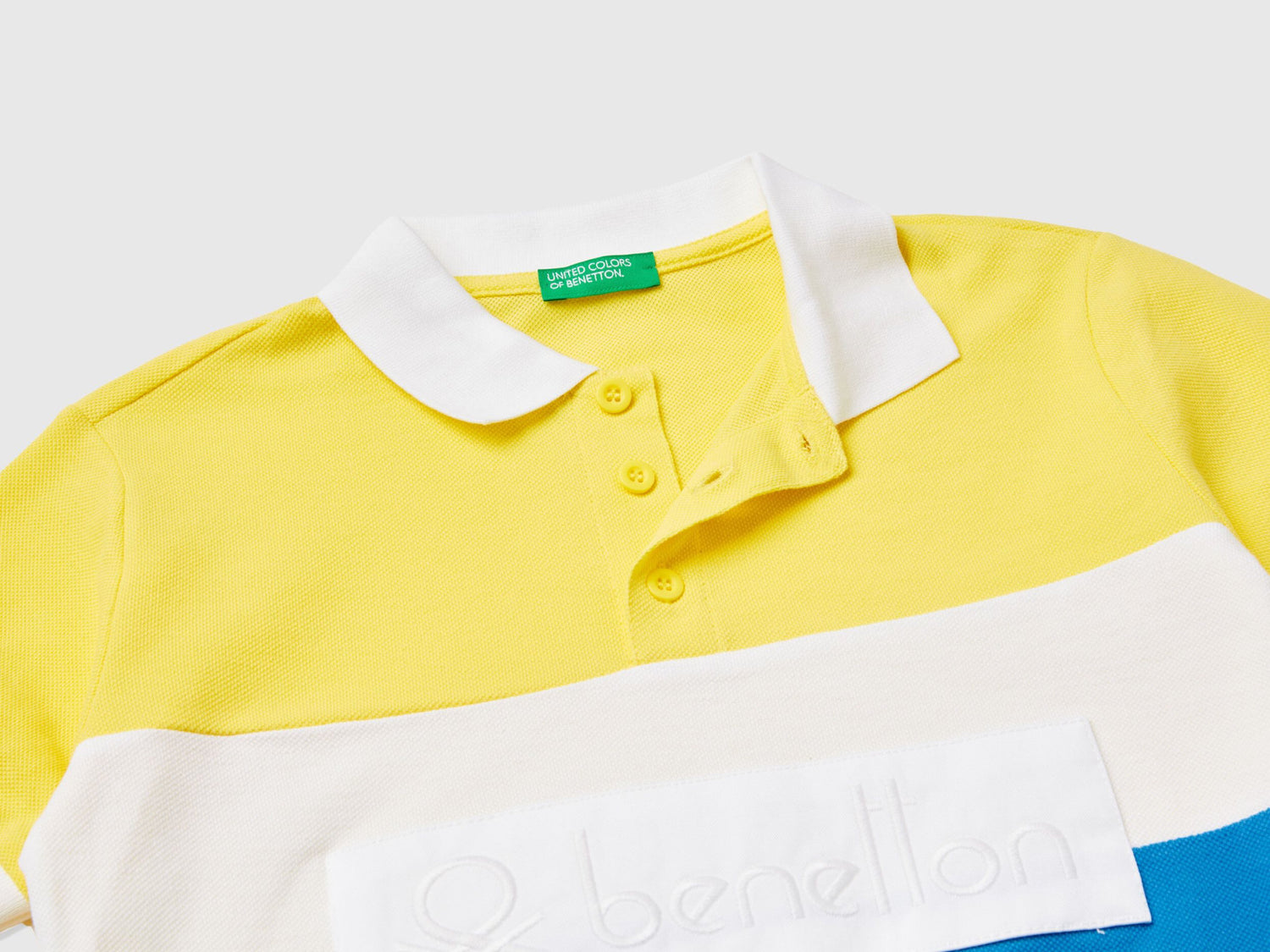 Color Block Polo Shirt In Organic Cotton_3088C301G_00D_03