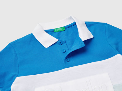 Color Block Polo Shirt In Organic Cotton_3088C301G_0M8_03