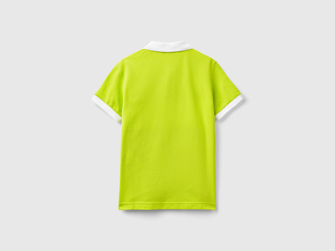 Color Block Polo Shirt In Organic Cotton_3088C301G_2C7_02
