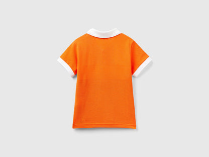 Color Block Polo Shirt In Organic Cotton_3088G300N_29E_02