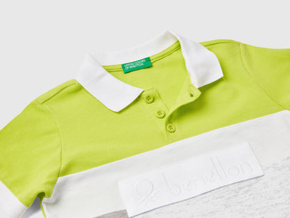 Color Block Polo Shirt In Organic Cotton_3088G300N_2C7_03