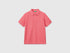 Benetton Salmon Boys Slim Fit Polo in Pure Cotton SKU: 3089C300Q_11F Image 01