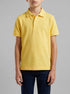 Benetton Yellow Boys Slim Fit Polo in Pure Cotton SKU: 3089C300Q_1C7 Image 00