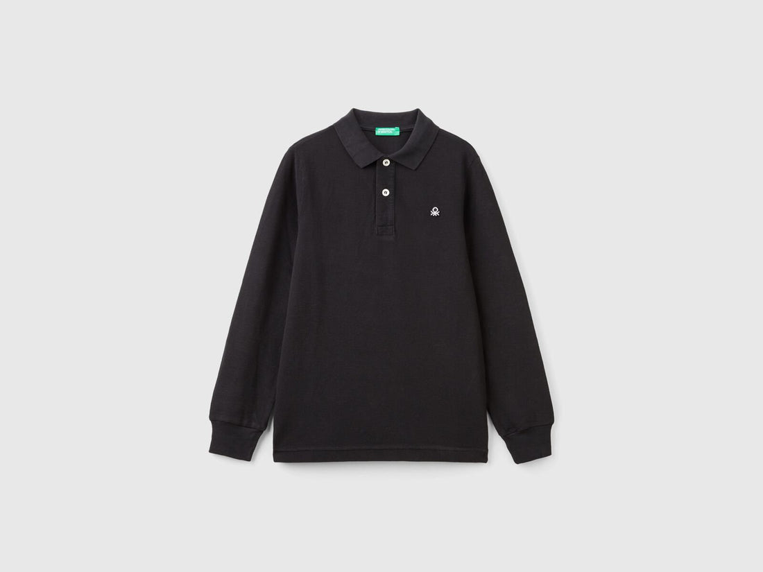 100% Organic Cotton Long Sleeve Polo_01