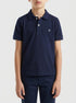 Benetton Dark Blue Boys Short Sleeve Polo in Pure Cotton SKU: 3089G3008_252 Image 00
