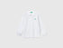 Benetton_White_Long Sleeve Polo in Cotton_3089G3009_101_01