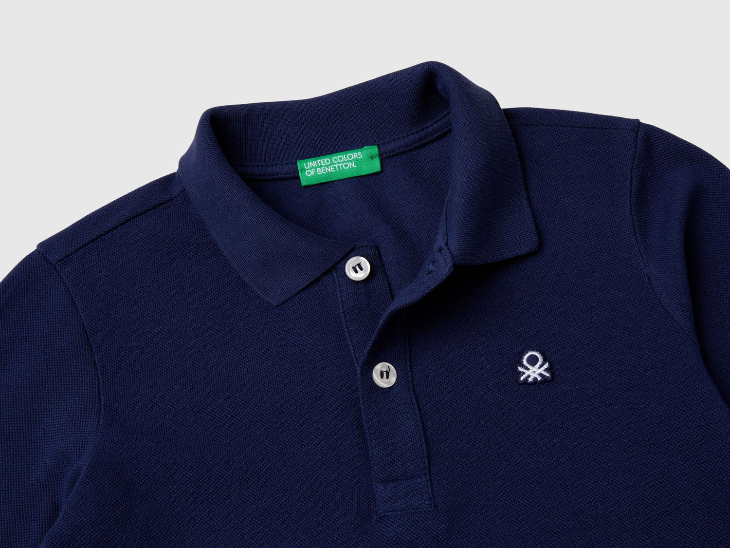 Benetton_Dark Blue_Long Sleeve Polo in Cotton_3089G3009_252_03