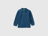 Benetton Dark Blue Boys 100% Organic Cotton Long-Sleeved Polo Shirt SKU: 3089G3017_37T Image 01