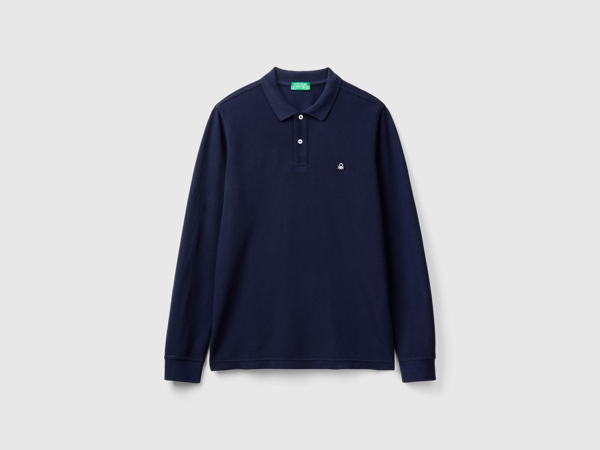 Benetton_Dark Blue_Long Sleeve Cotton Polo_3089J3204_016_04