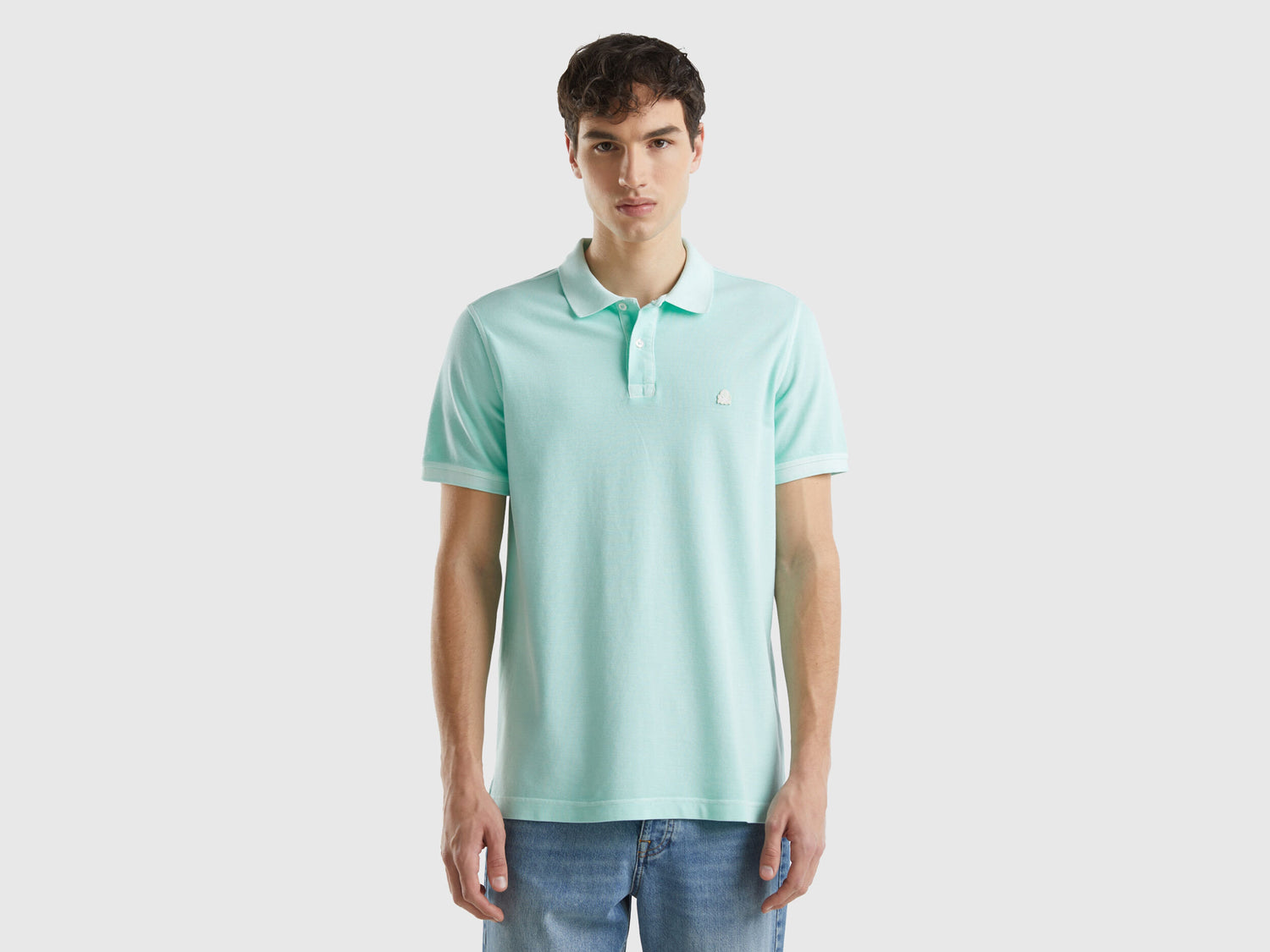 Regular Fit Polo In 100% Organic Cotton_3089U301K_82B_01