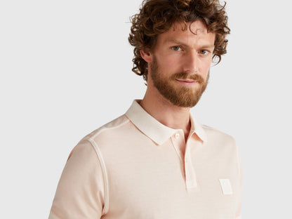 Benetton_Powder Pink Regular Fit Polo_3089U302D_68Q_03