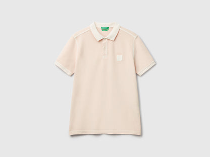 Benetton_Powder Pink Regular Fit Polo_3089U302D_68Q_04