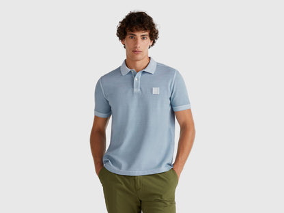 Benetton_Regular Fit Light Blue Polo_3089U302D_8F9_01