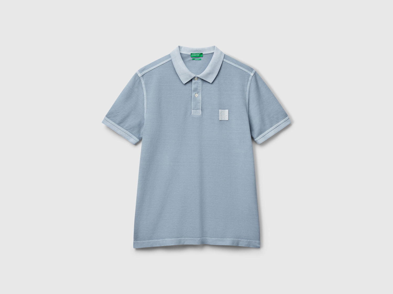 Benetton_Regular Fit Light Blue Polo_3089U302D_8F9_03