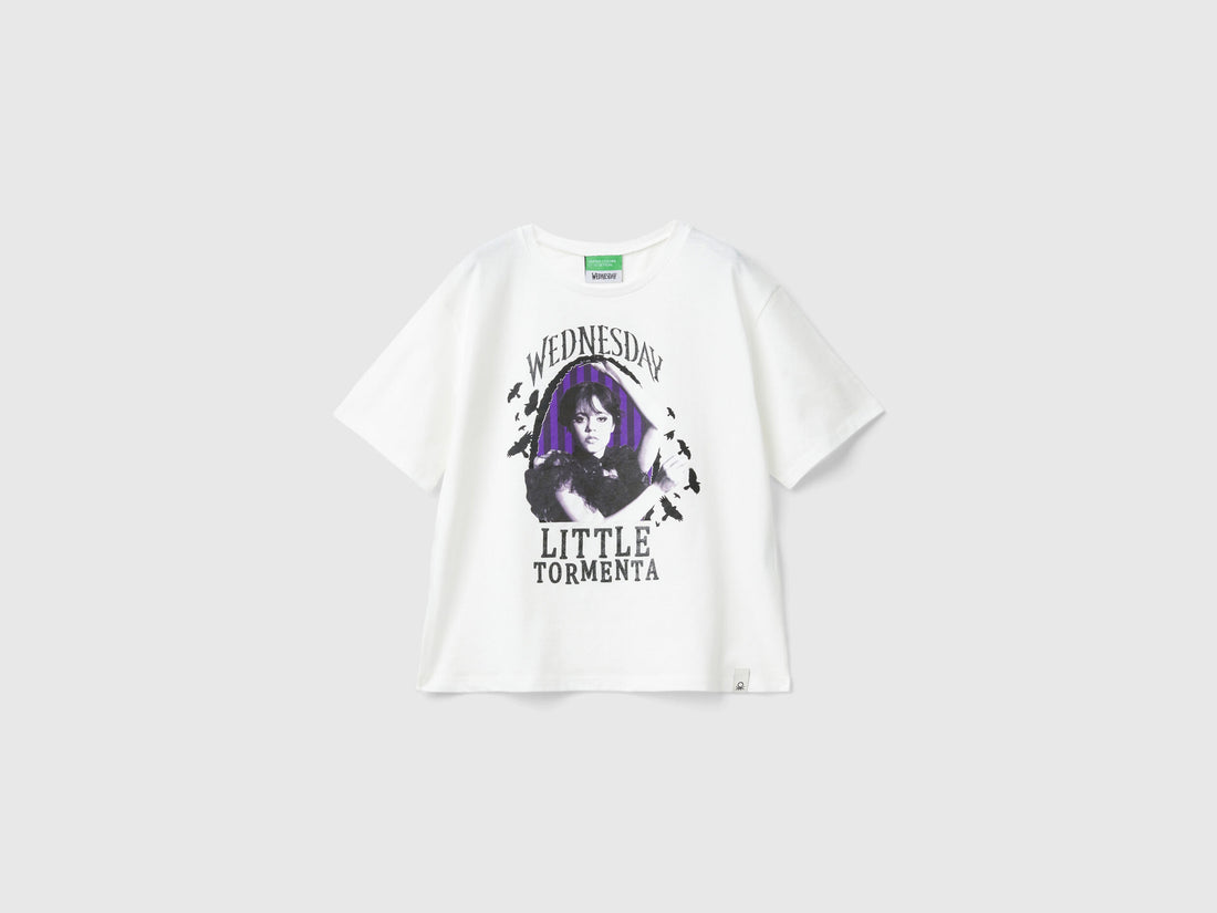 White Wednesday Addams T-Shirt_3096C10MF_074_01