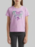 Benetton Lilac Girls T-Shirt with Print and Glitter SKU: 3096C10SG_00L Image 00