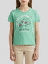 Benetton Aqua Girls T-Shirt with Print and Glitter SKU: 3096C10SG_13D Image 00