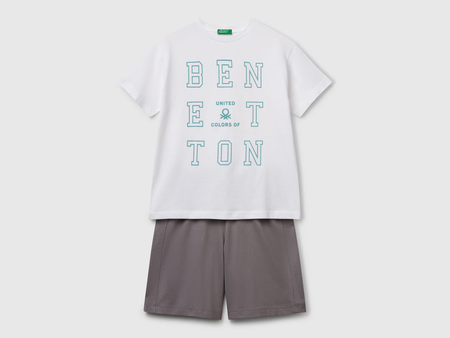 Benetton_Set T-Shirt+Shorts_3096CK00D_101_01