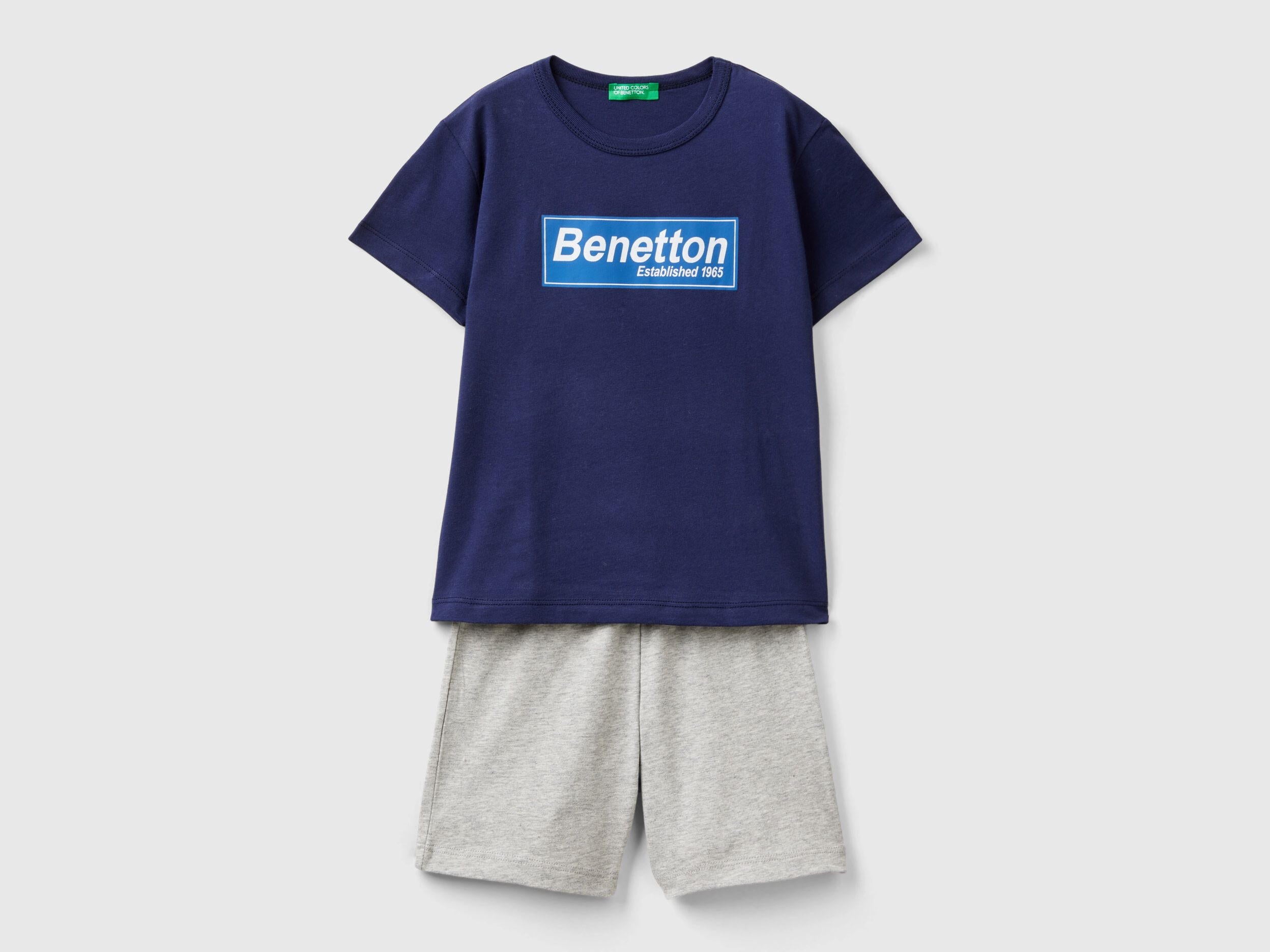 100% Cotton T-Shirt And Bermuda Shorts Set_3096GK00I_252_01