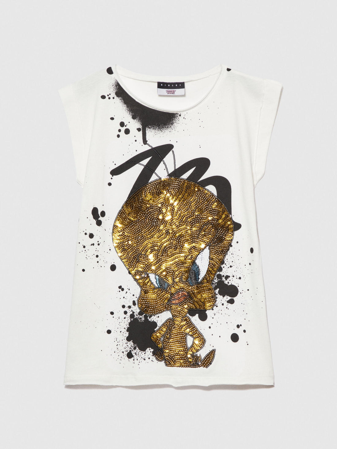 Oversized ©Looney Tunes T-Shirt With Sequins_3096X1042_074_01