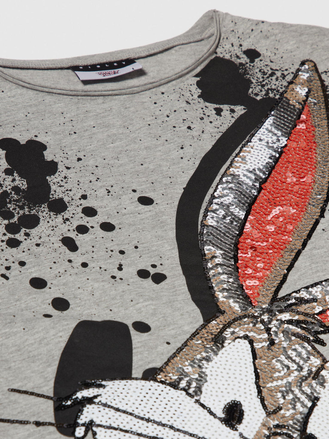 Oversized ©Looney Tunes T-Shirt With Sequins_3096X1042_501_02
