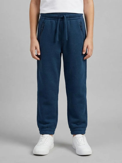 Benetton Dark Blue Boys Sweatpants SKU: 30DSGF05B_37T Image 00