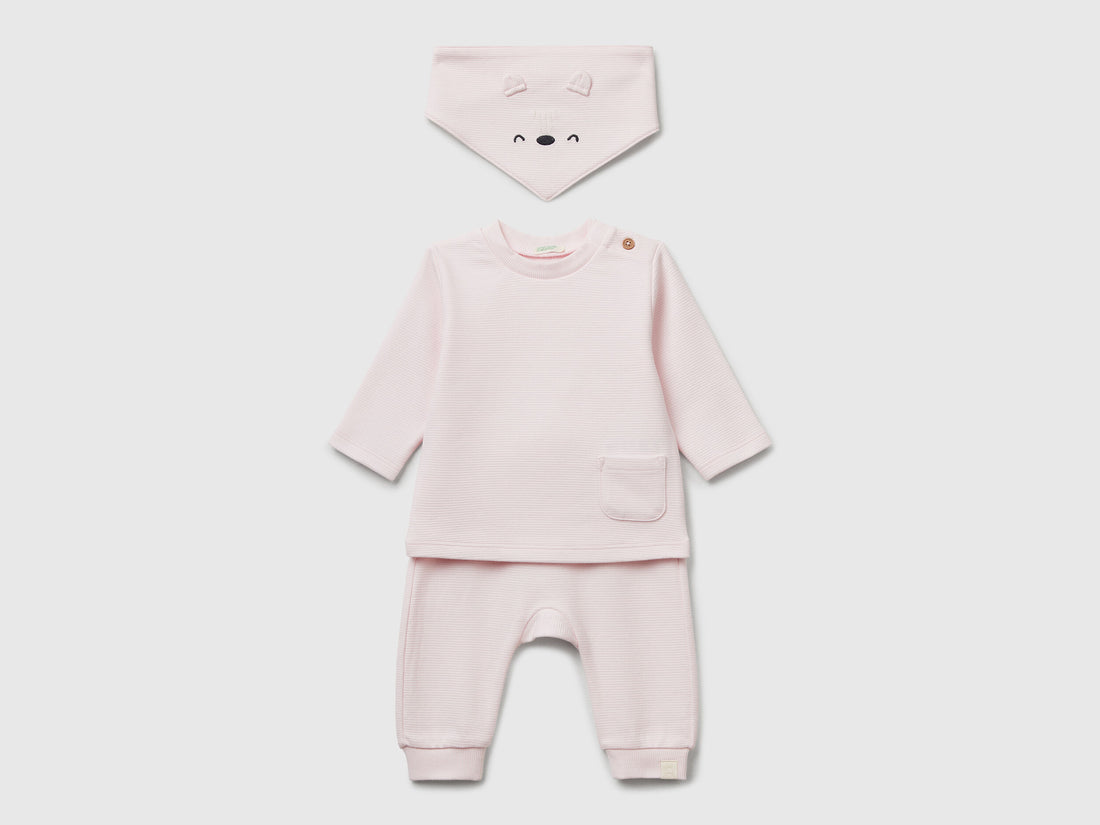 Benetton_Pink_Set in Pure Cotton_30THAK018_00H_01