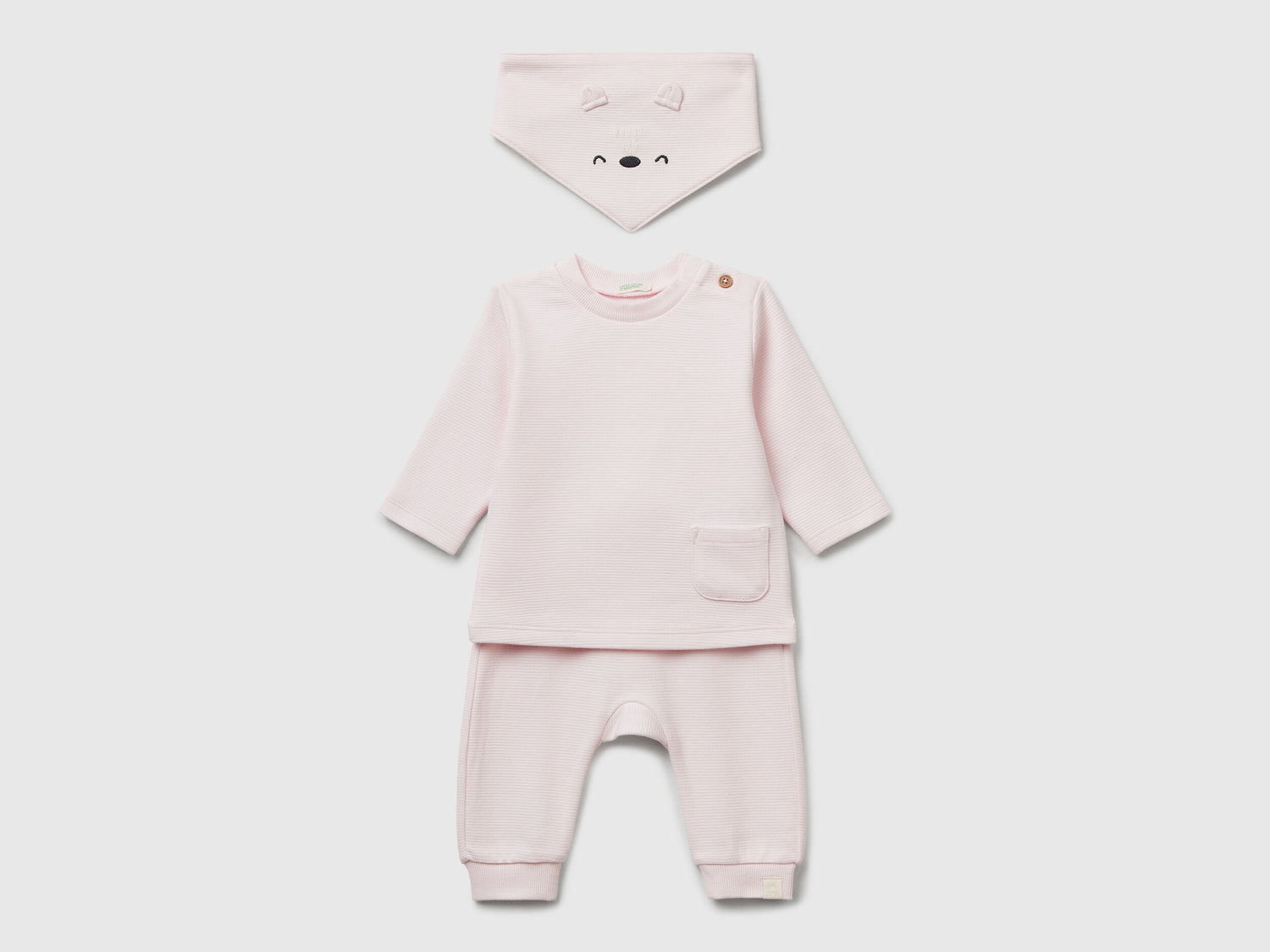 Benetton_Pink_Set in Pure Cotton_30THAK018_00H_01