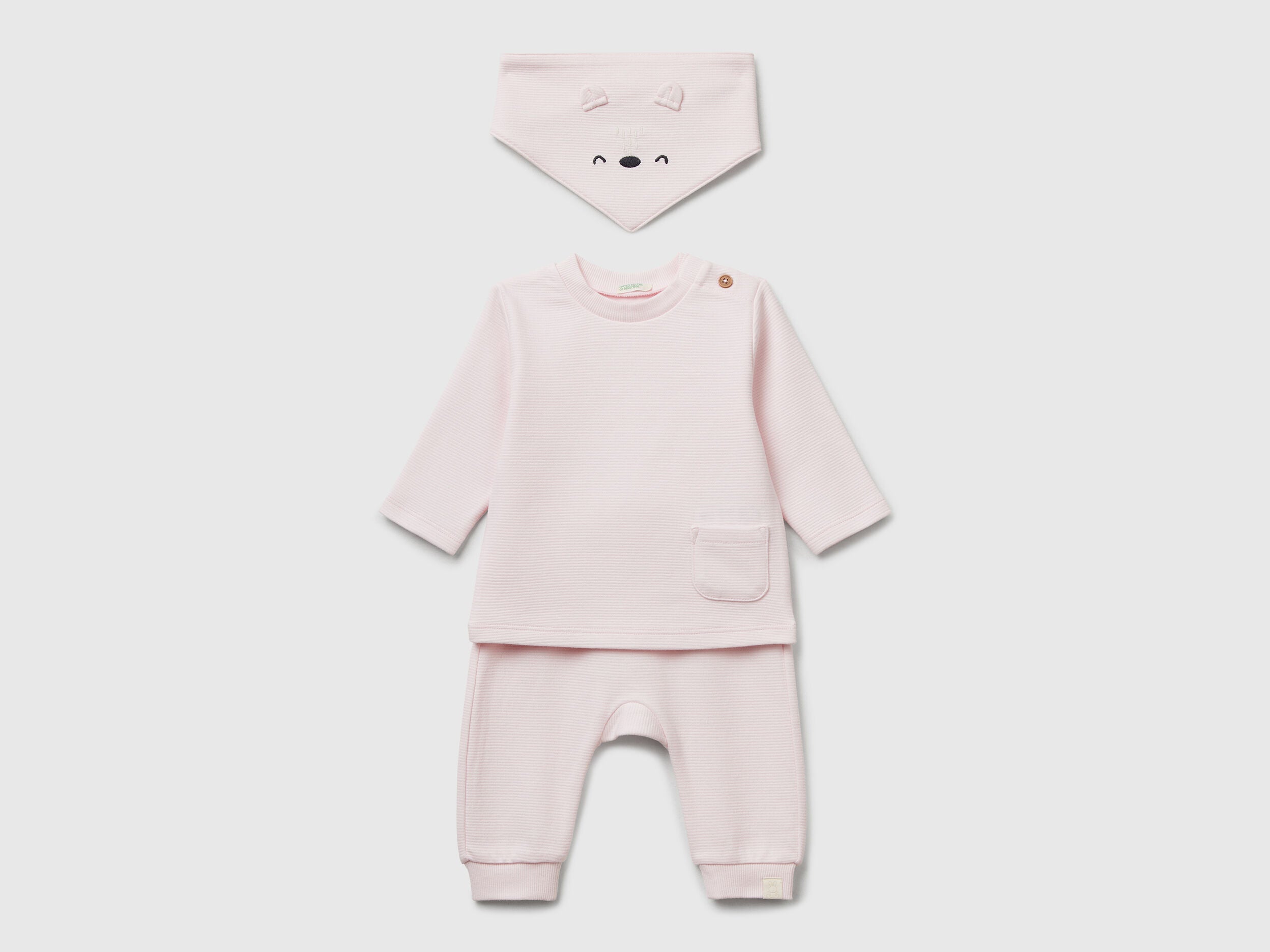 Benetton_Pink_Set in Pure Cotton_30THAK018_00H_01