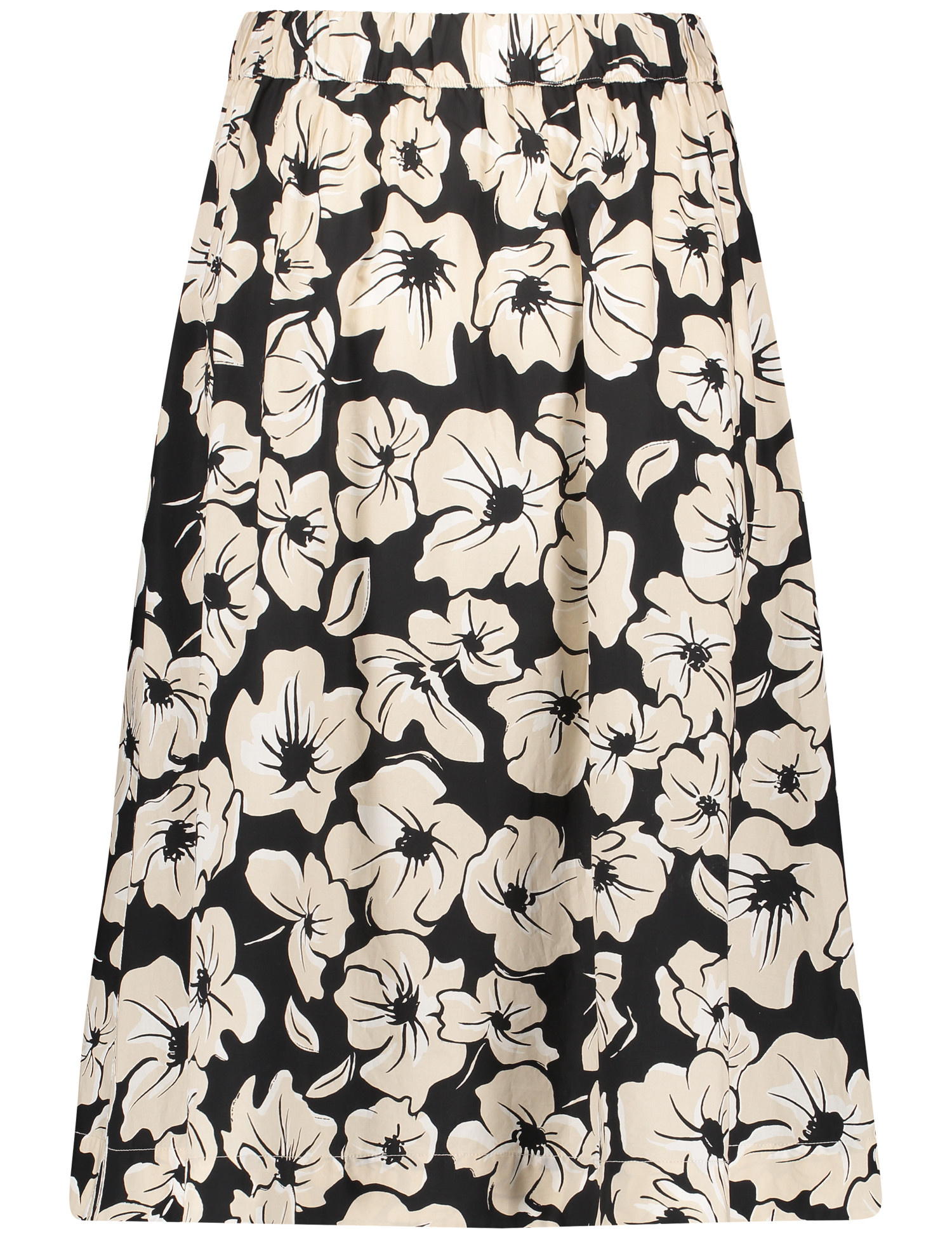 Midi Skirt With A Floral Pattern_310015-31511_1098_03
