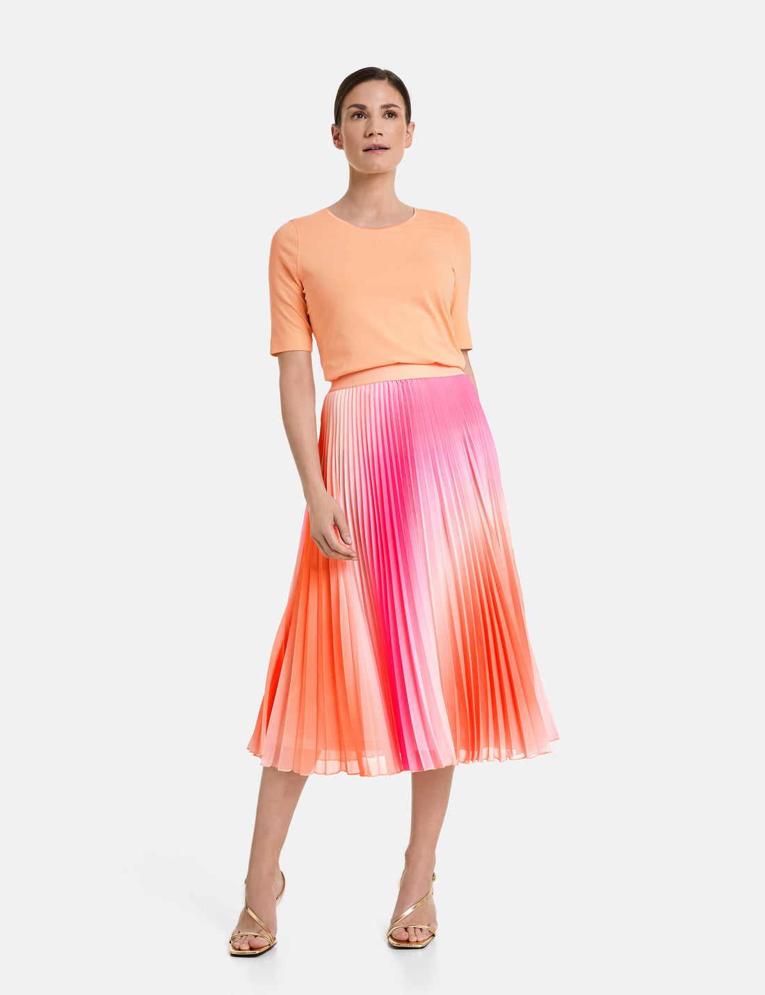 Pleated Skirt With Colour Graduation_310028-31268_3038_01