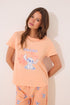 Women Secret_Lilo & Stitch Capri Pyjamas in Orange Cotton_3132104_67_01