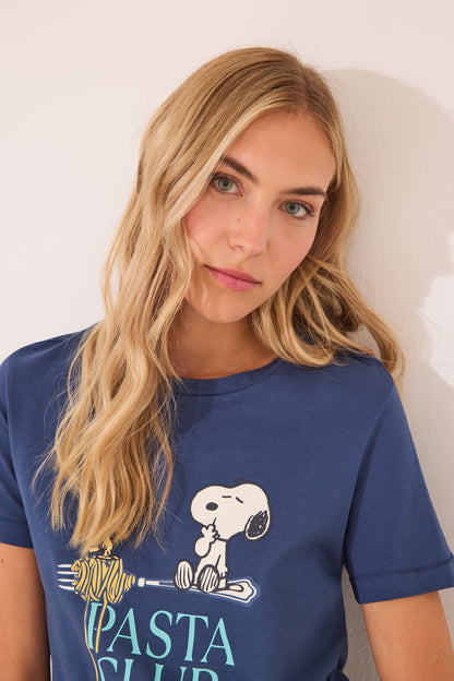 Women Secret_100% Cotton Geometric Snoopy Long Pyjamas_3132107_11_01