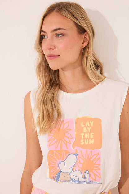 Women Secret_Short Pyjamas Snoopy Soles_3132109_96_01