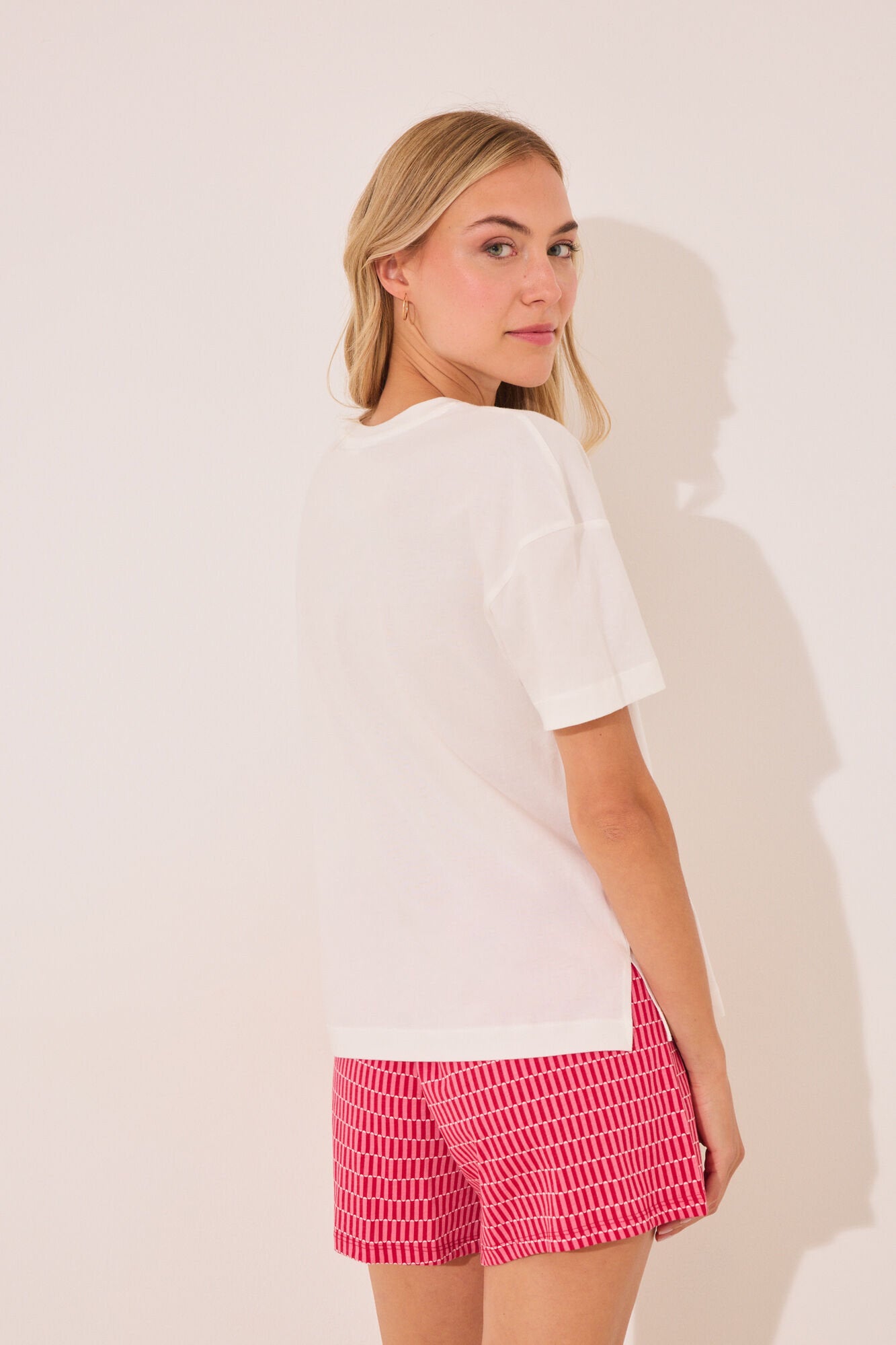 Women Secret_100% Cotton Snoopy Red Short Pyjamas_3132116_96_06