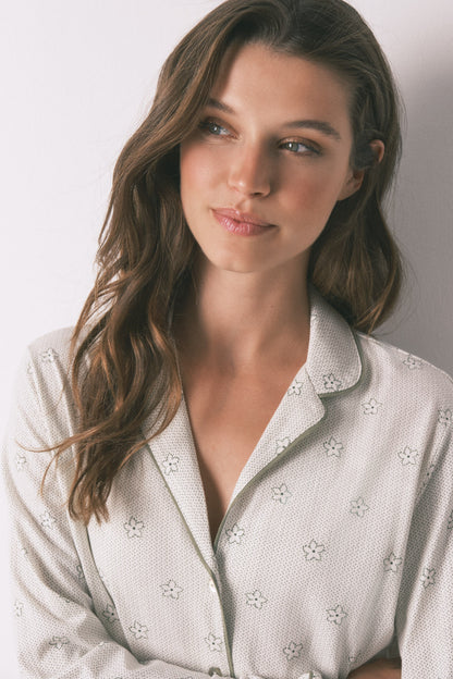 Women Secret_Ivory_Snoopy Long 100% Cotton Classic Pyjamas_3132127_96_05