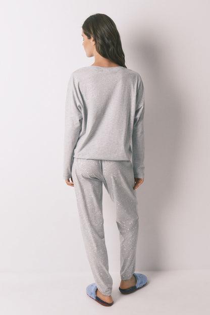 Women Secret_Dark Grey_Long Grey Hedwig Cotton Pyjamas_3132130_41_05